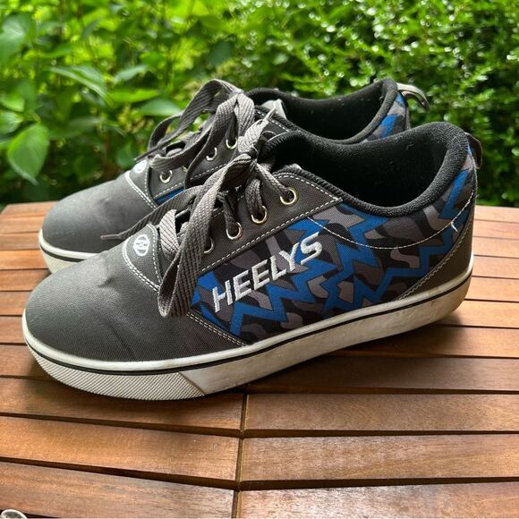 Heely’s size 7 Men’s skate shoes Grey & Blue/Black Camo - Picture 7 of 16